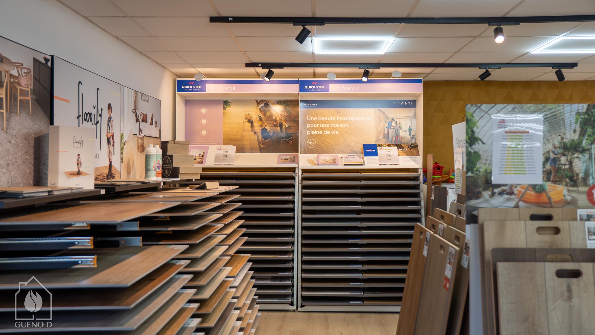 Showroom Armor Parquet à Langueux, rénovation de l’espace d’exposition bois